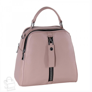 Рюкзак женский кожаный 99451 pink Velina Fabbiano-Safenta в Новосибирске