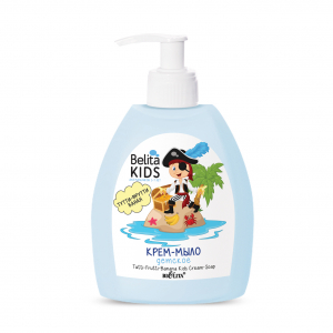 Крем-мыло для детей Belita Kids увлажнение  экстракт яблока Белита