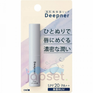 OMI Menturm Deepner Lip Stick Увлажняющий бальзам для губ, с 3 видами масел и витаминами, без аромата, 2,3 гр