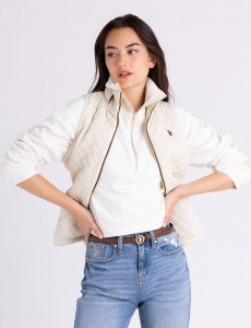 SIDE KNIT QUILTED VEST