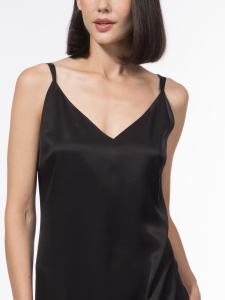 Платье-комбинация с кружевной отделкой