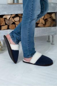 Шлепанцы домашние цвет Индиго (ЭВАПЛАСТ)