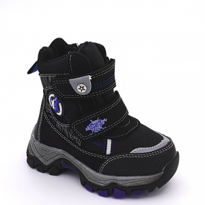 Ботинки мембранные на меху ХМ0447-1-1 черный