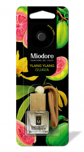 Ароматизатор воздуха MIODORE флакон с дер. крышкой - YLANG YLANG-GUAVA (ИЛАНГ-ИЛАНГ И ГУАВА)