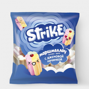 «Strike», маршмеллоу Jam со вкусом черники & дыни, 90 г