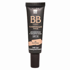 BB-крем Тонирующий уход Vitex BITЭКС коричневый тон 53 dark beige тонирующий эффект