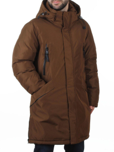 6799 BROWN Куртка мужская зимняя (200 гр. холлофайбер)