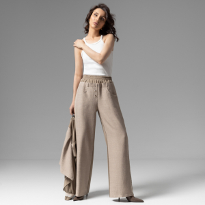 Брюки с имитацией многослойности, Раскованный шик