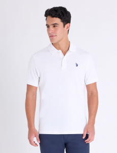 SOLID INTERLOCK POLO SHIRT