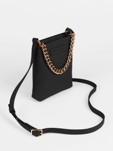 Женская кожаная сумка Richet 3258LG 985 Черный