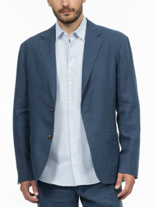 Однобортный пиджак regular изо льна