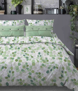 Наволочка Эвкалипт зеленый бязь