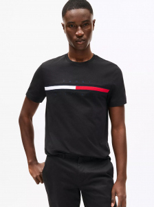 Embroidered Flag Logo T-Shirt