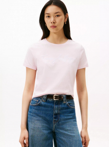 Embroidered Signature Crewneck T-Shirt