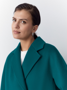 Демисезонное шерстяное пальто с мембраной