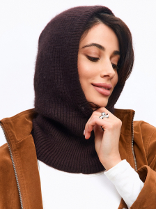 Капор одинарный 30% пух енота PR 25053