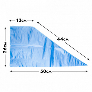 Мешки кондитерские 50 см, синие, 10 шт