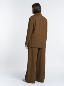 Однобортный пиджак из вискозного трикотажа