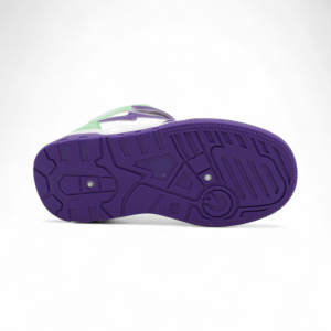 Кроссовки детские высокие 4489-11 фиолетово зеленые