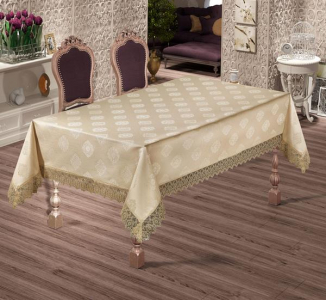 Скатерть EFOR AHENK 160*300  прямоугольная капучино