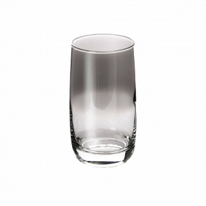 Набор стаканов СЕРЕБРЯНАЯ ДЫМКА 4шт 330мл высокие