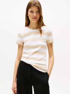 Rugby Stripe Crewneck T-Shirt