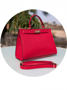 Ab.Zapatos PELLE Birkin/2 (720) rojo