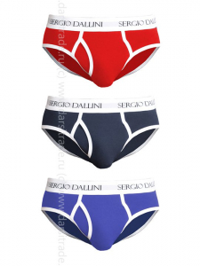 SDK2940-4 Трусы мужские Sergio Dallini [3 шт] Дроп слип
