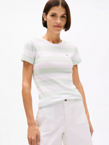 Rugby Stripe Crewneck T-Shirt