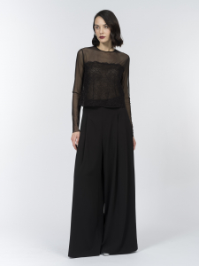 Блуза с ажурным кружевом