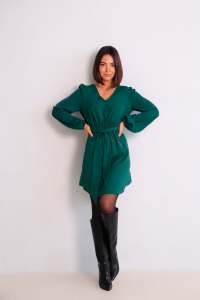 15314 Платье изумрудное (остаток: 40-42)