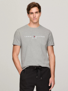 Embroidered Tommy Logo Slim Fit T-Shirt