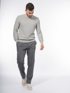 Вязаный джемпер из 100% длинноволокнистого хлопка