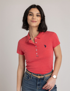 SLIM FIT INTERLOCK POLO SHIRT
