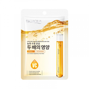 Тканевая маска для лица Витамин С + Ниацинамид Bioaqua