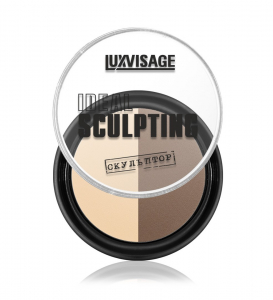 Пудра-скульптор Ideal Sculpting LUXVISAGE коричневый 2 ванильный капучино
