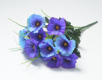 Искусственные цветы, Ветка в букете мак 14 веток (1010237)