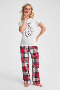 Набор: брюки жен и фуфайка(футболка) Rafa F цветной Pajamas, 0420243009