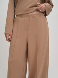 Трикотажные брюки палаццо