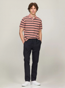Regular Fit Stripe Wicking Polo