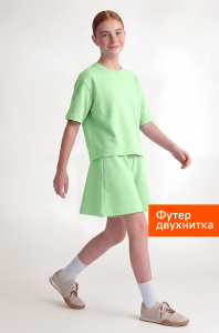 Костюм из футера для девочки оверсайз Happyfox