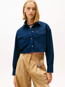 Tommy Jeans Cropped Utility Shirt