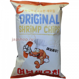 Furmi Original Shrimp Чипсы с креветками оригинальные, 80 гр (8809275343152)