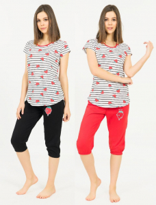 VS 009116 0069 /футболка и капри жен/