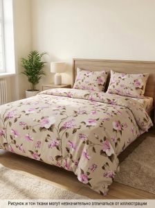 Комплект постельного белья Гибискус бязь