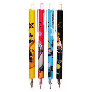 Ручка гелевая автоматическая 0.5 мм синяя «Аниме», МИКС