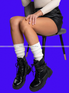 Термогольфы женские из шерсти ЛАМЫ и кашемира арт. 796 МОЛОЧНЫЕ