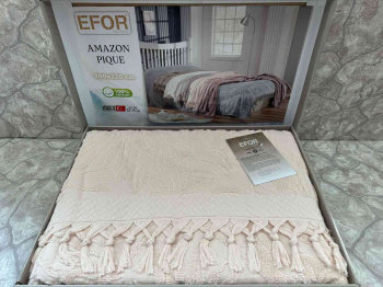 Покрывало EFOR AMAZON махровое (200*220) персиковый SOMON