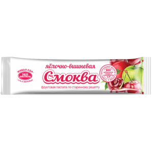 Смоква яблочно-вишневая, шоу-бокс 900г  (4шт/кор)