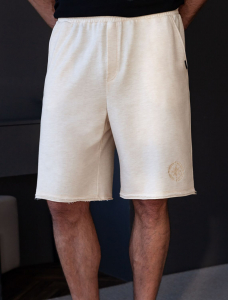 Шорты из тонкого футера с эластаном